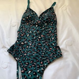 Cheetah print one piece